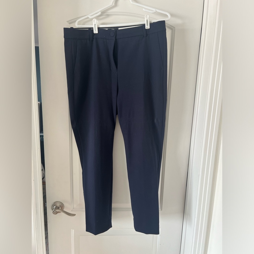 J.Crew high rise Cameron pants. Navy blue. Size 14.